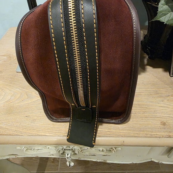 1941 COACH ROGUE 36 OXBLOOD SUEDE NEW! - Picture 5 of 12